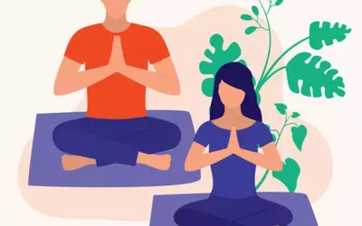 Cours de Yoga de l'association D'Âme Quitéude