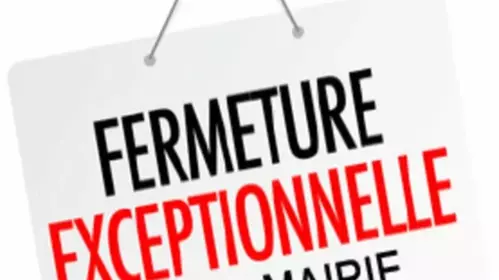 Fermeture secrétariat de la Mairie d'Ydes les 16 et 17 août 2024